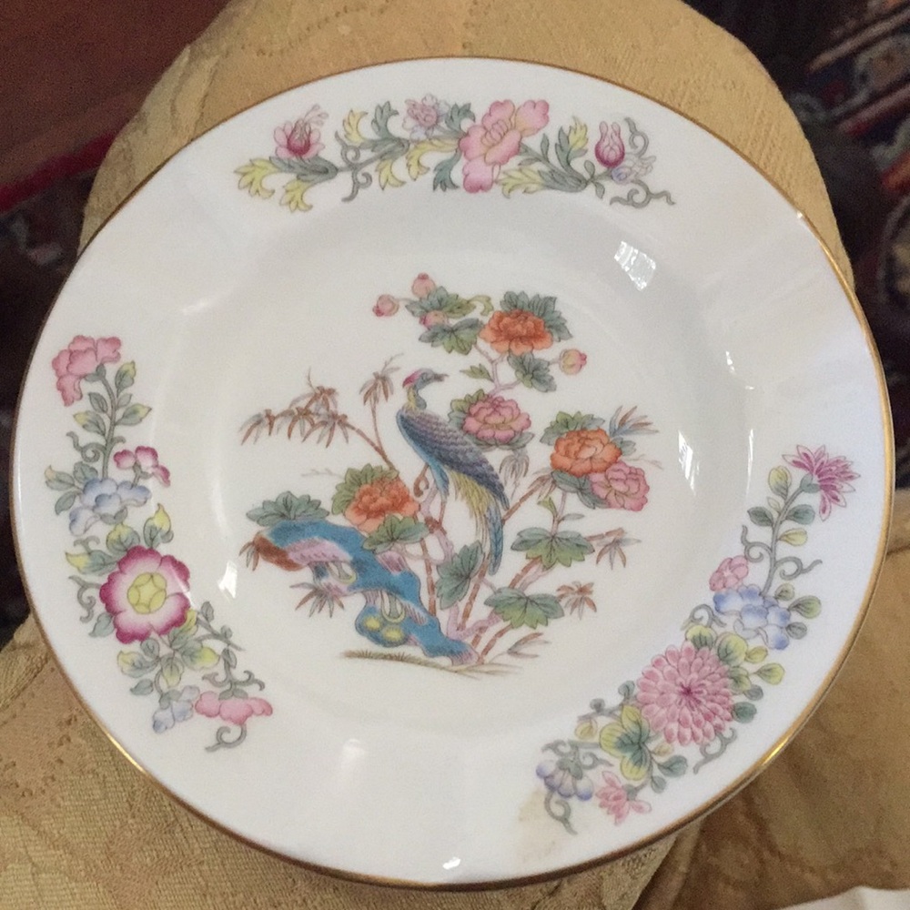 1970s kutani crane Wedgwood ashtray